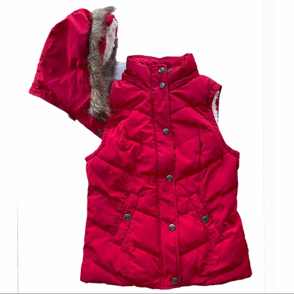 Green Tea Vest with Removable Hoodie